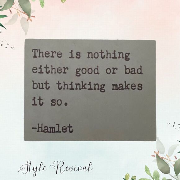 🎉 10/$10 Stickers - Inspiring Celebrity Quote Waterproof Decals - Hamlet - Picture 1 of 2